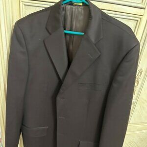 Mens 44R Wool Suit